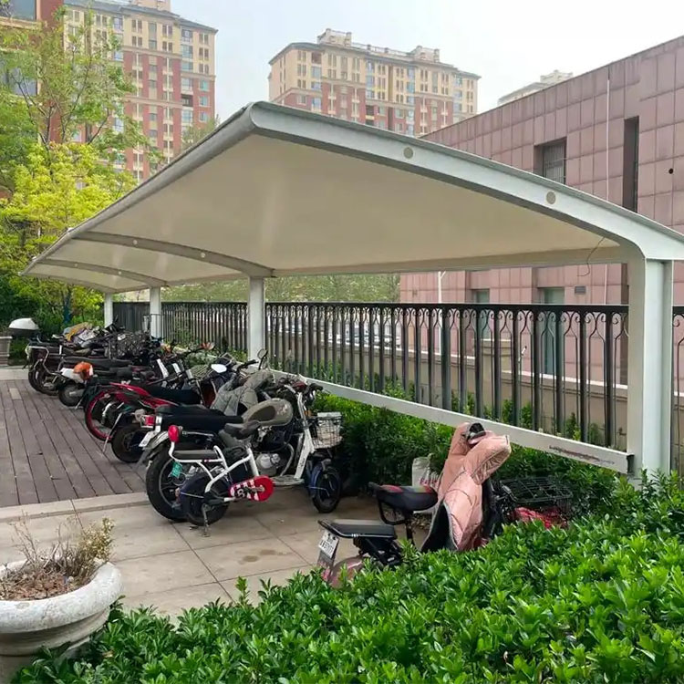 郸城县膜结构电动车棚